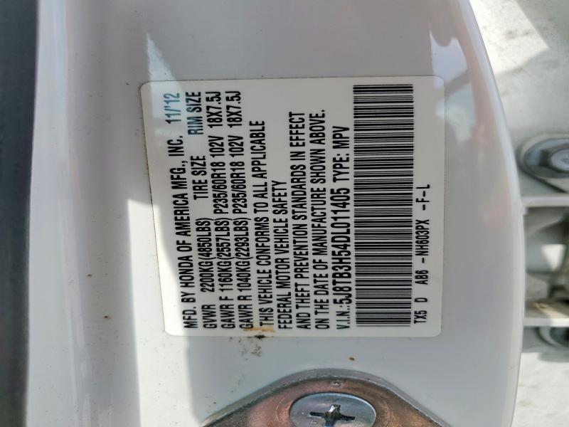 2013 Acura Rdx მანქანა იყიდება აუქციონზე, vin: 5J8TB3H54DL011405, აუქციონის ნომერი: 53726056