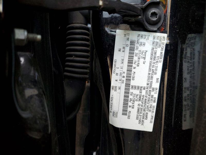 54653486 :رقم المزاد ، 1FADP3F20GL211950 vin ، 2016 Ford Focus مزاد بيع