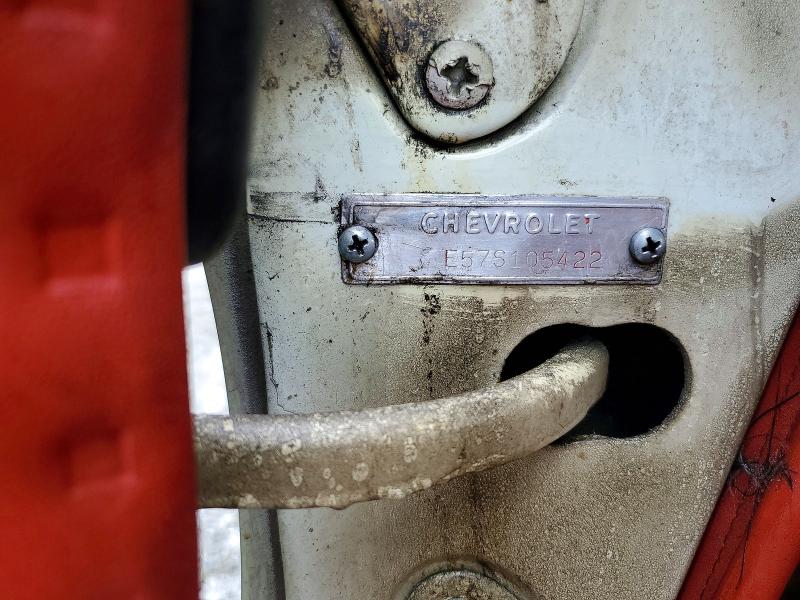 55021956 :رقم المزاد ، E57S105422 vin ، 1957 Chevrolet Corvette مزاد بيع