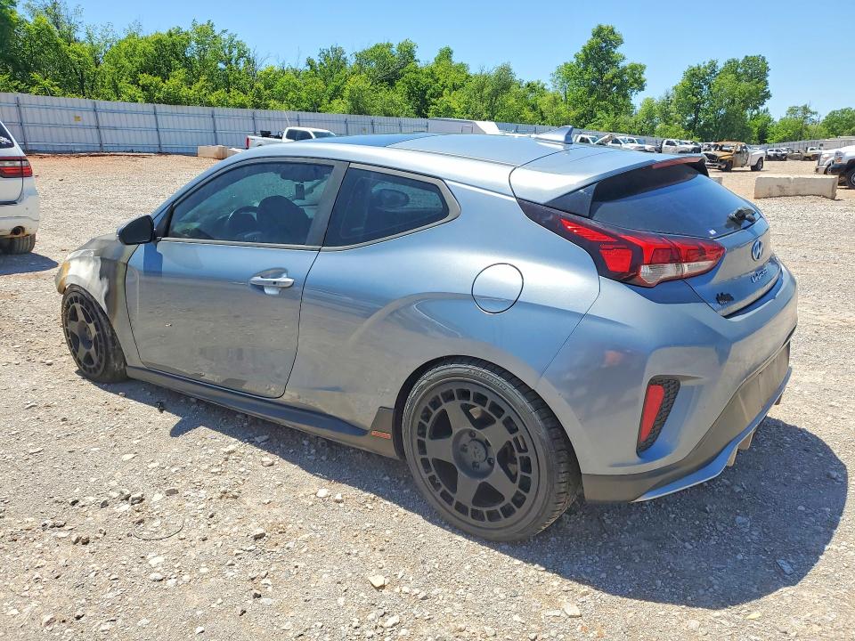 2019 Hyundai Veloster მანქანა იყიდება აუქციონზე, vin: KMHTH6AB8KU013465, აუქციონის ნომერი: 53320796