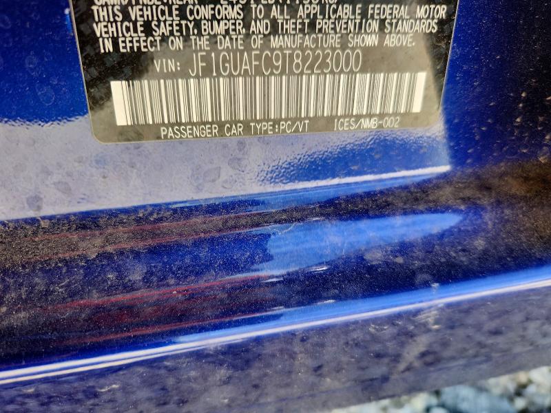 2026 Subaru Impreza მანქანა იყიდება აუქციონზე, vin: JF1GUAFC9T8223000, აუქციონის ნომერი: 52863946
