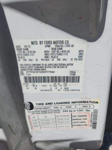 Aukcja sprzedaży 2013 Ford F150, vin: 1FTFW1ETXDKF77842, numer aukcji: 53885306