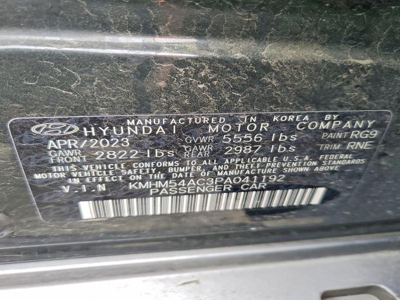 Aukcja sprzedaży 2023 Hyundai Ioniq 6, vin: KMHM54AC3PA041192, numer aukcji: 53546646