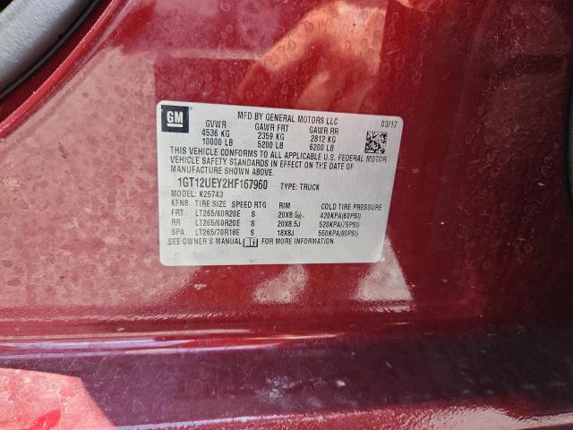 Продаж на аукціоні авто 2017 Gmc Sierra, vin: 1GT12UEY2HF167960, номер лоту: 54181976