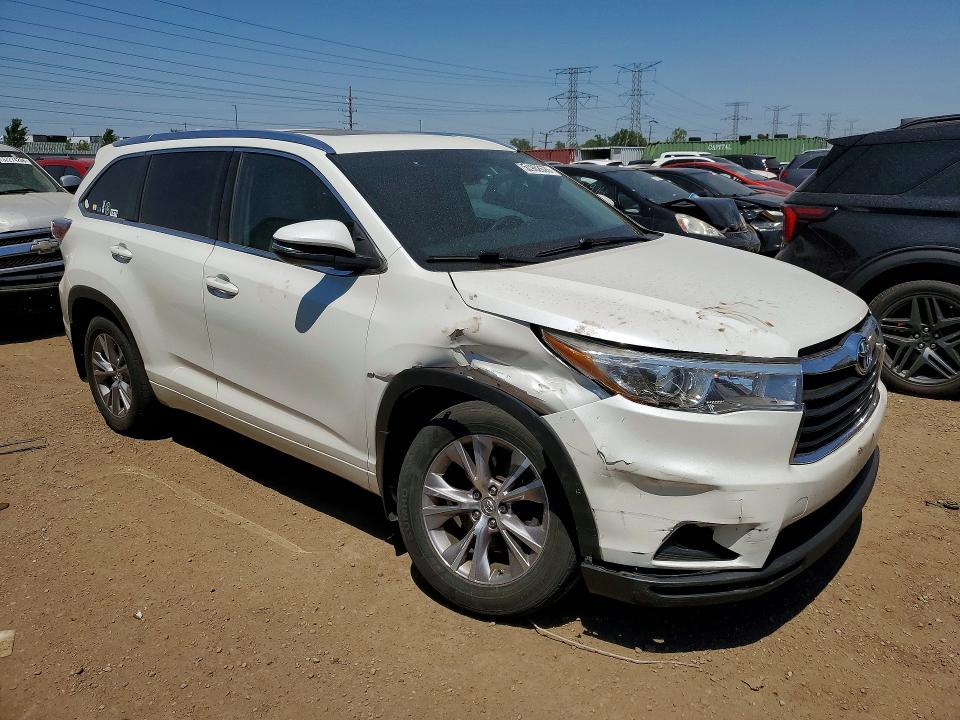 Aukcja sprzedaży 2015 Toyota Highlander, vin: 5TDJKRFHXFS127585, numer aukcji: 52962626