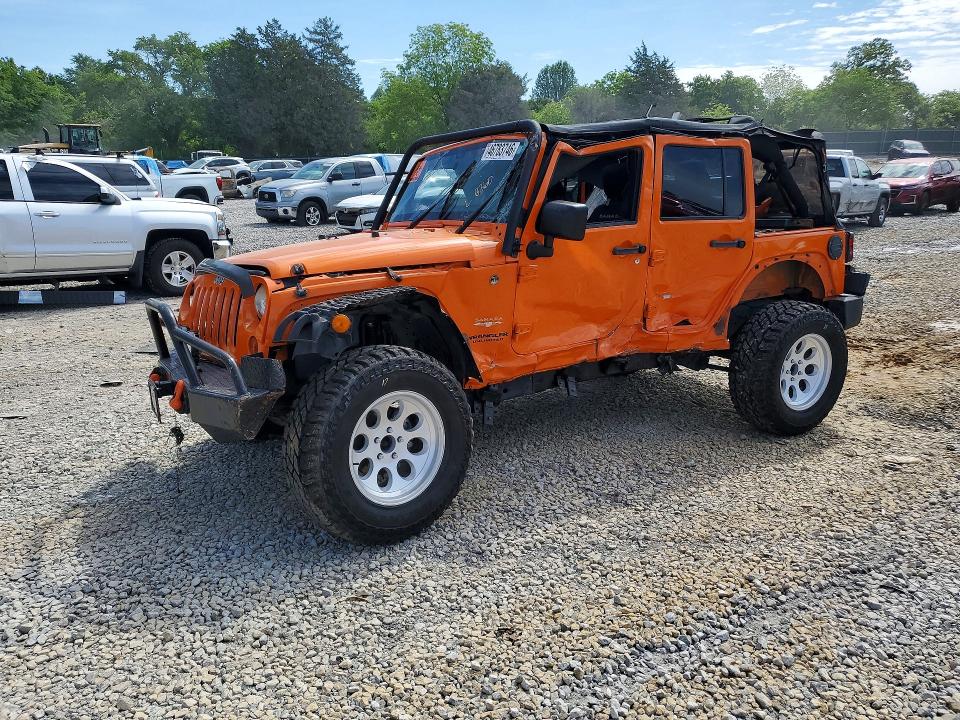Продаж на аукціоні авто 2013 Jeep Wrangler Unlimited, vin: 1C4BJWEG0DL507158, номер лоту: 46783746