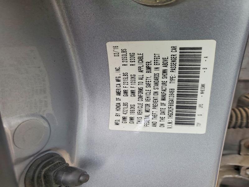 2016 Honda Accord მანქანა იყიდება აუქციონზე, vin: 1HGCR2F86GA128468, აუქციონის ნომერი: 53979646