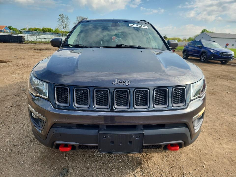 2017 Jeep Compass მანქანა იყიდება აუქციონზე, vin: 3C4NJDDB1HT597521, აუქციონის ნომერი: 51802536