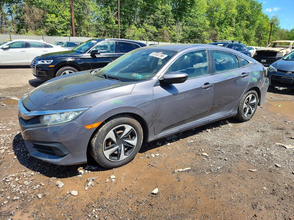 52055796 :رقم المزاد ، 2HGFC2F59GH555309 vin ، 2016 Honda Civic مزاد بيع