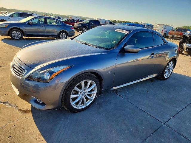 2014 Infiniti Q60 Convertible მანქანა იყიდება აუქციონზე, vin: JN1CV6FE2EM901703, აუქციონის ნომერი: 53099276