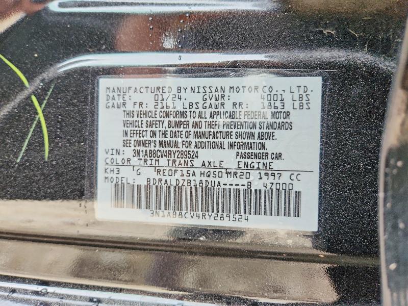 54146726 :رقم المزاد ، 3N1AB8CV4RY289524 vin ، 2024 Nissan Sentra مزاد بيع