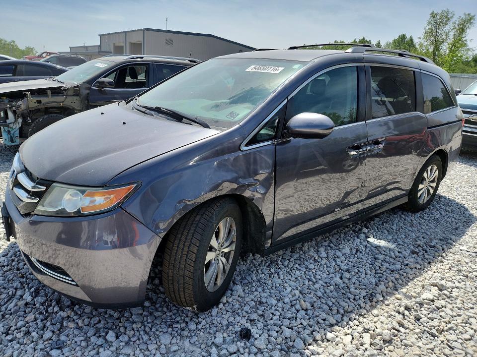 54650116 :رقم المزاد ، 5FNRL5H48FB124319 vin ، 2015 Honda Odyssey مزاد بيع