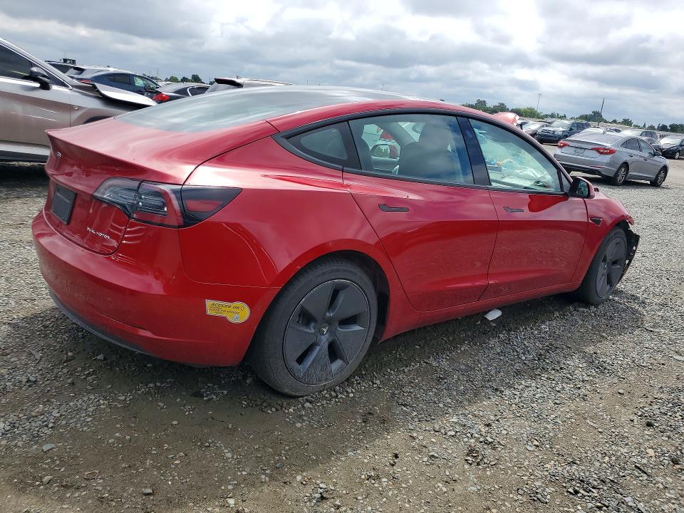 Aukcja sprzedaży 2022 Tesla Model 3, vin: 5YJ3E1EB1NF135611, numer aukcji: 52322966