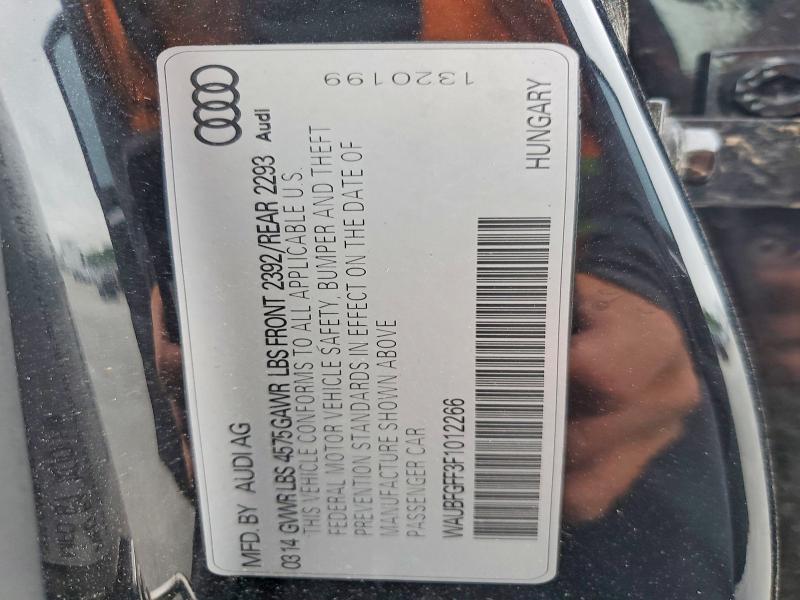 Продаж на аукціоні авто 2015 Audi A3, vin: WAUBFGFF3F1012266, номер лоту: 52488036