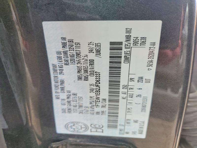 Aukcja sprzedaży 2018 Ford F150, vin: 1FTEW1EB2JFD63337, numer aukcji: 52894906