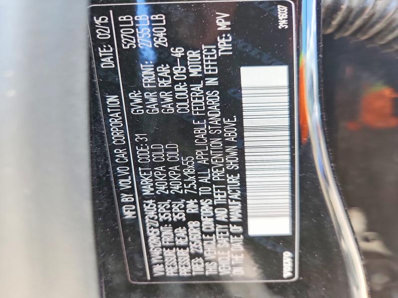Продаж на аукціоні авто 2015 Volvo Xc60, vin: YV4612RM5F2734054, номер лоту: 54916636