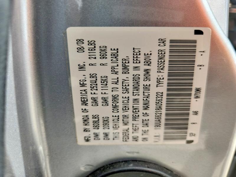 Продаж на аукціоні авто 2008 Acura Tl, vin: 19UUA66218A056322, номер лоту: 53777866