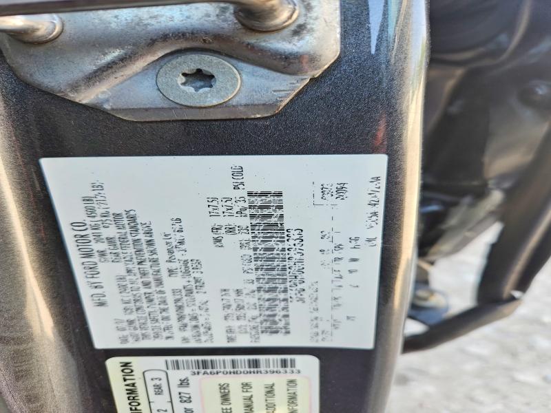 Продажа на аукционе авто 2017 Ford Fusion, vin: 3FA6P0HD0HR396333, номер лота: 52154656