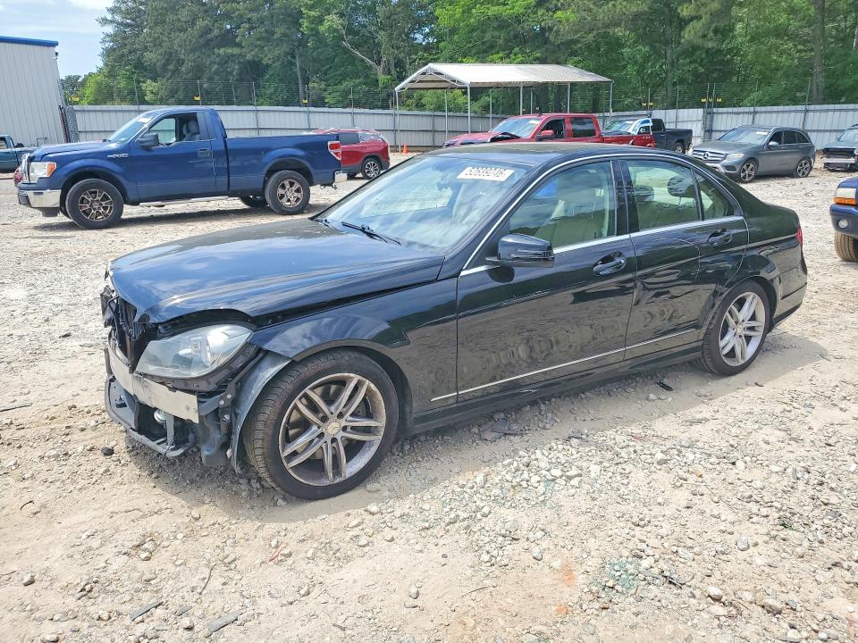 52689246 :رقم المزاد ، WDDGF8AB8EA933406 vin ، 2014 Mercedes-benz C مزاد بيع