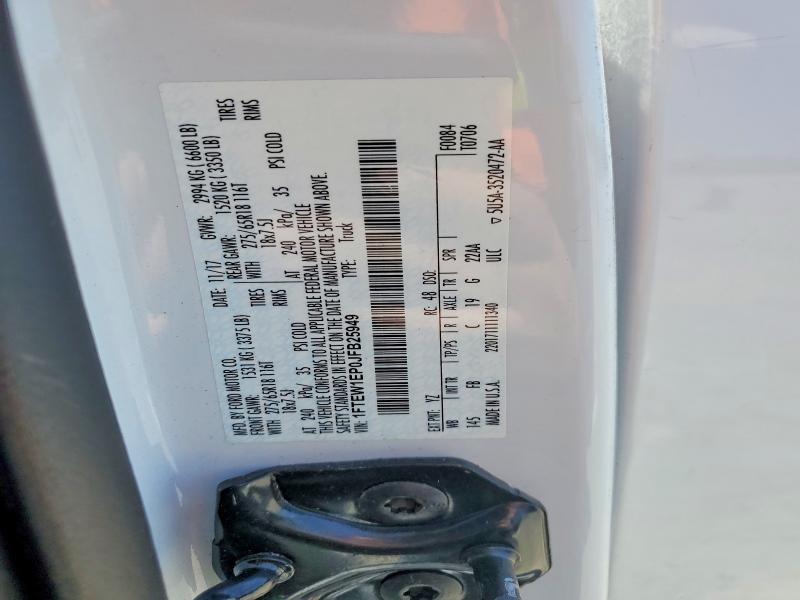 Aukcja sprzedaży 2018 Ford F150, vin: 1FTEW1EP0JFB25949, numer aukcji: 53063816