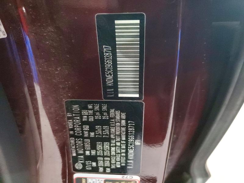 Aukcja sprzedaży 2016 Kia Sedona, vin: KNDME5C19G6128717, numer aukcji: 53581646