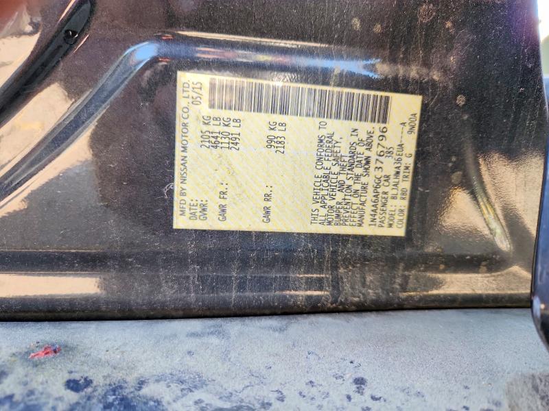 Aukcja sprzedaży 2016 Nissan Maxima, vin: 1N4AA6AP6GC376796, numer aukcji: 54438336