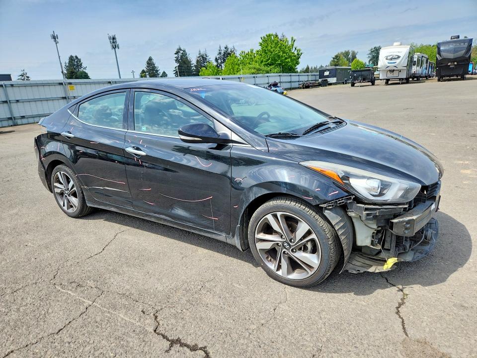 2014 Hyundai Elantra მანქანა იყიდება აუქციონზე, vin: 5NPDH4AEXEH470672, აუქციონის ნომერი: 51800476