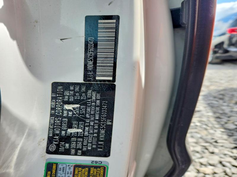 Aukcja sprzedaży 2015 Kia Sedona, vin: KNDME5C15F6033473, numer aukcji: 54627406