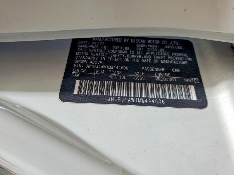 Продажа на аукционе авто 2021 Nissan Rogue Sport, vin: JN1BJ1AW1MW444606, номер лота: 52203816