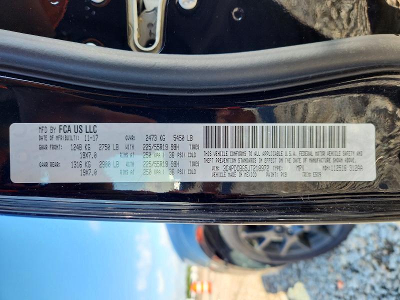 53998926 :رقم المزاد ، 3C4PDCBG5JT218972 vin ، 2018 Dodge Journey مزاد بيع