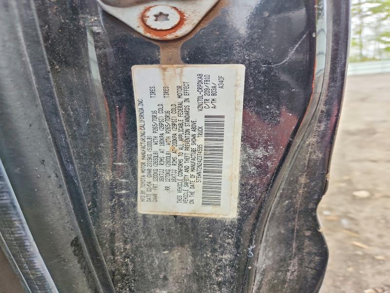 2004 Toyota Tacoma მანქანა იყიდება აუქციონზე, vin: 5TEWN72N24Z374595, აუქციონის ნომერი: 53136986