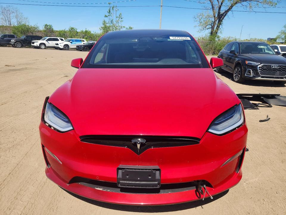 2022 Tesla Model X მანქანა იყიდება აუქციონზე, vin: 7SAXCDE53NF341034, აუქციონის ნომერი: 54793246