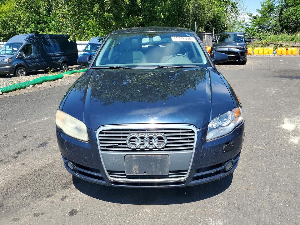 2007 Audi A4 მანქანა იყიდება აუქციონზე, vin: WAUDF78E57A038866, აუქციონის ნომერი: 55172326