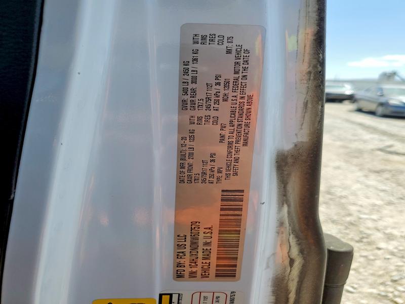 54534696 :رقم المزاد ، 1C4HJXDN0MW607579 vin ، 2021 Jeep Wrangler Unlimited مزاد بيع