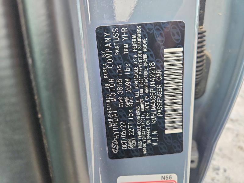 Продажа на аукционе авто 2023 Hyundai Elantra, vin: KMHLM4AG6PU442218, номер лота: 55090346
