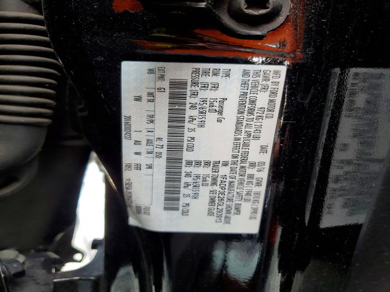 2016 Ford Focus მანქანა იყიდება აუქციონზე, vin: 1FADP3E26GL293913, აუქციონის ნომერი: 55583456