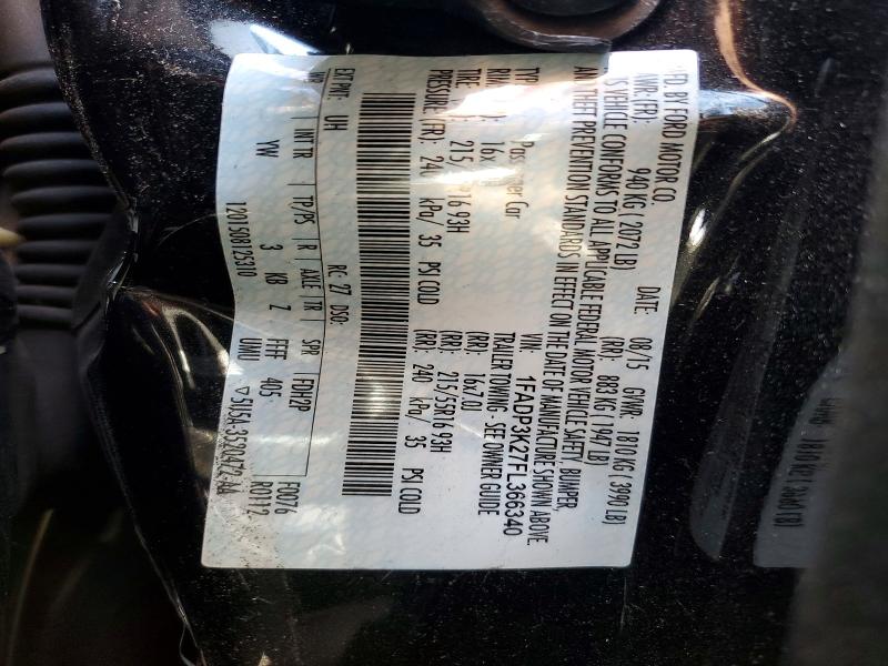 Продаж на аукціоні авто 2015 Ford Focus, vin: 1FADP3K27FL366340, номер лоту: 52218966