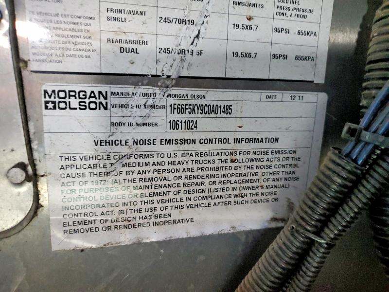 2012 Ford F59 მანქანა იყიდება აუქციონზე, vin: 1F66F5KY9C0A01485, აუქციონის ნომერი: 53400506
