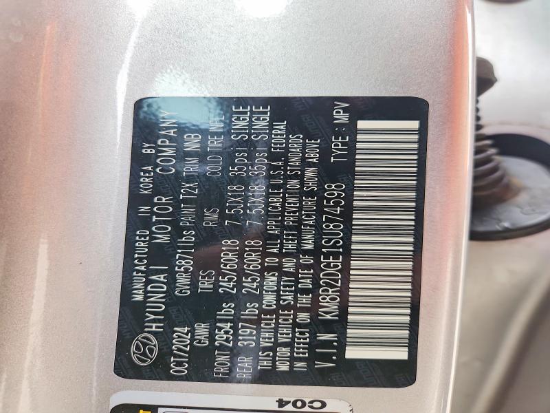 Aukcja sprzedaży 2025 Hyundai Palisade, vin: KM8R2DGE1SU874598, numer aukcji: 52361476