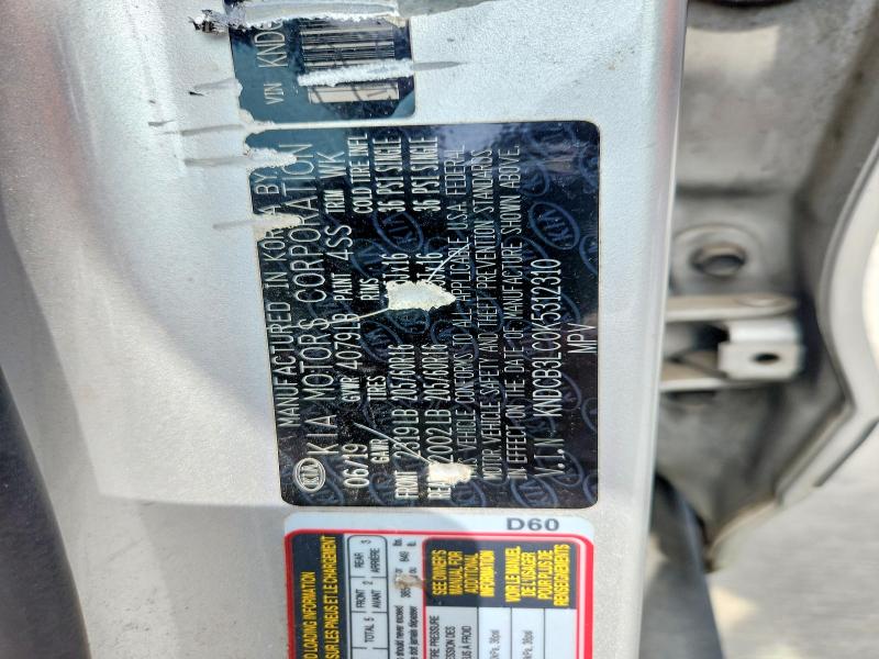 Aukcja sprzedaży 2019 Kia Niro, vin: KNDCB3LC0K5312310, numer aukcji: 52905906