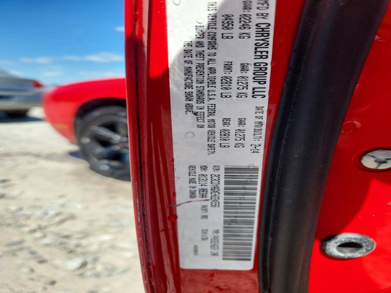 Продаж на аукціоні авто 2014 Dodge Challenger, vin: 2C3CDYAGXEH224556, номер лоту: 53065596