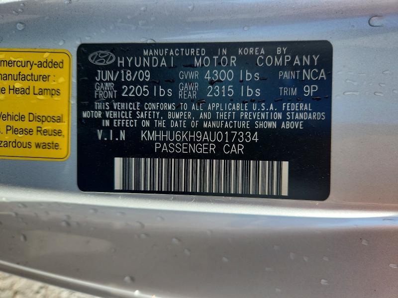 Продаж на аукціоні авто 2010 Hyundai Genesis Coupe, vin: KMHHU6KH9AU017334, номер лоту: 52583636