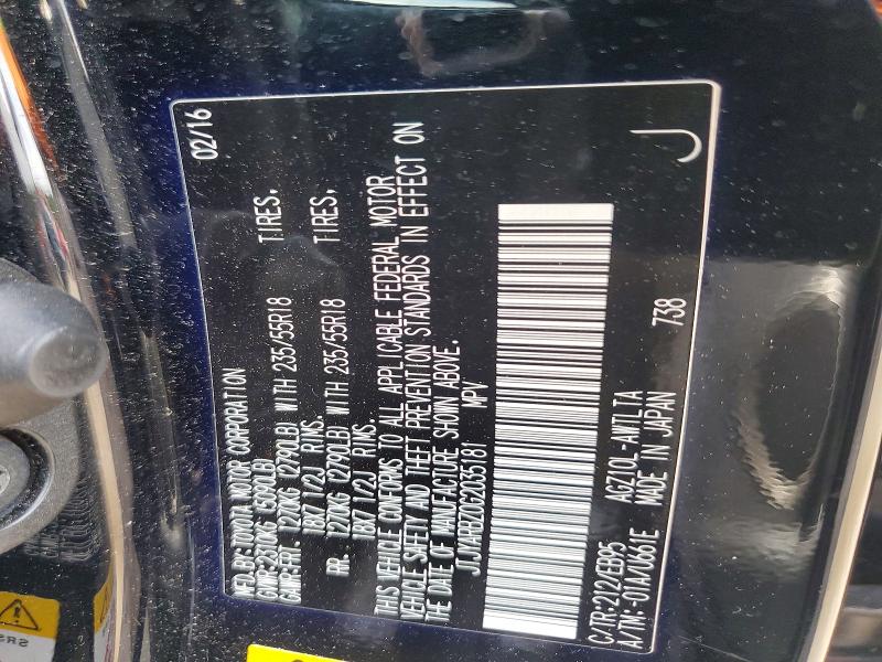 Продаж на аукціоні авто 2016 Lexus Nx 200t, vin: JTJYARBZ0G2035181, номер лоту: 54072236