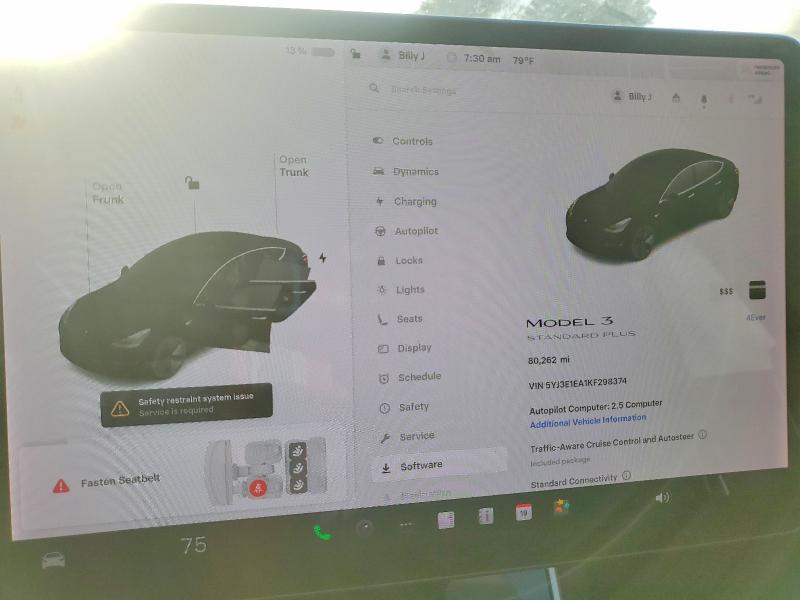 Продаж на аукціоні авто 2019 Tesla Model 3, vin: 5YJ3E1EA1KF298374, номер лоту: 54339826