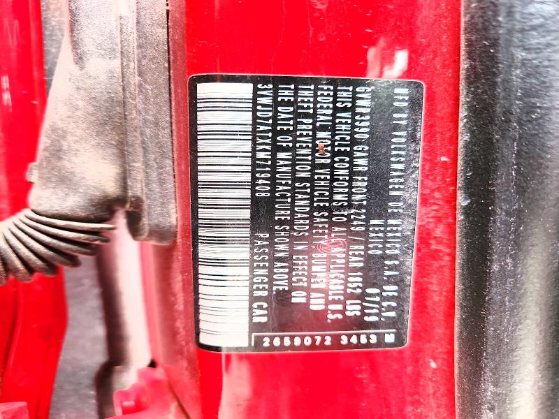53511726 :رقم المزاد ، 3VWJD7ATXKM719408 vin ، 2019 Volkswagen Beetle مزاد بيع