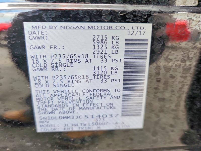 Продажа на аукционе авто 2018 Infiniti Qx60, vin: 5N1DL0MM3JC514037, номер лота: 53295836