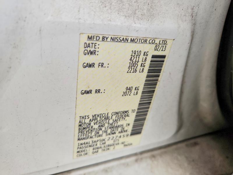 Aukcja sprzedaży 2013 Nissan Altima, vin: 1N4AL3AP5DC227459, numer aukcji: 53304506