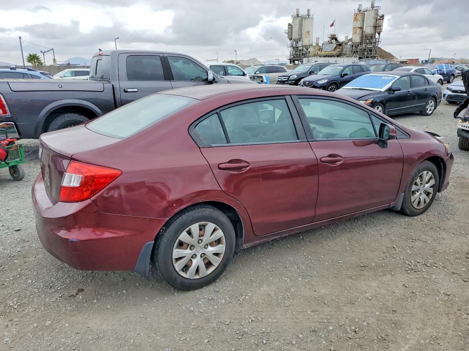 Aukcja sprzedaży 2012 Honda Civic, vin: 19XFB2F5XCE031562, numer aukcji: 54729486