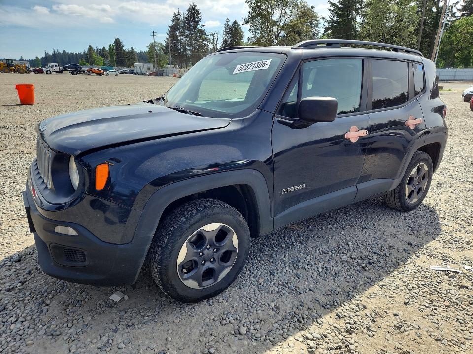 Продажа на аукционе авто 2017 Jeep Renegade, vin: ZACCJBAB5HPG05885, номер лота: 52821306