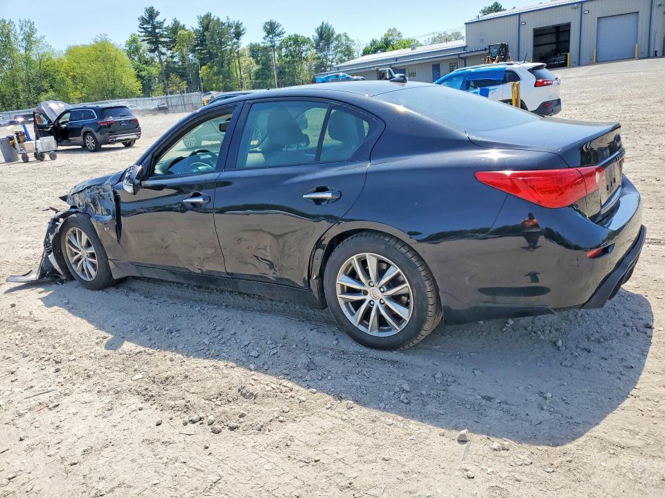 53757026 :رقم المزاد ، JN1BV7ARXFM412432 vin ، 2015 Infiniti Q50 مزاد بيع